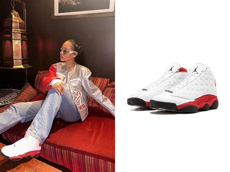 celebrities wearing jordan 1|lala anthony nike jordans.